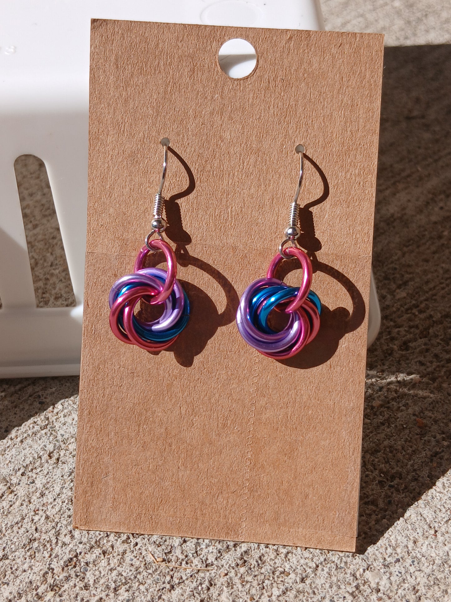 Bisexual Pride Mobius Earrings