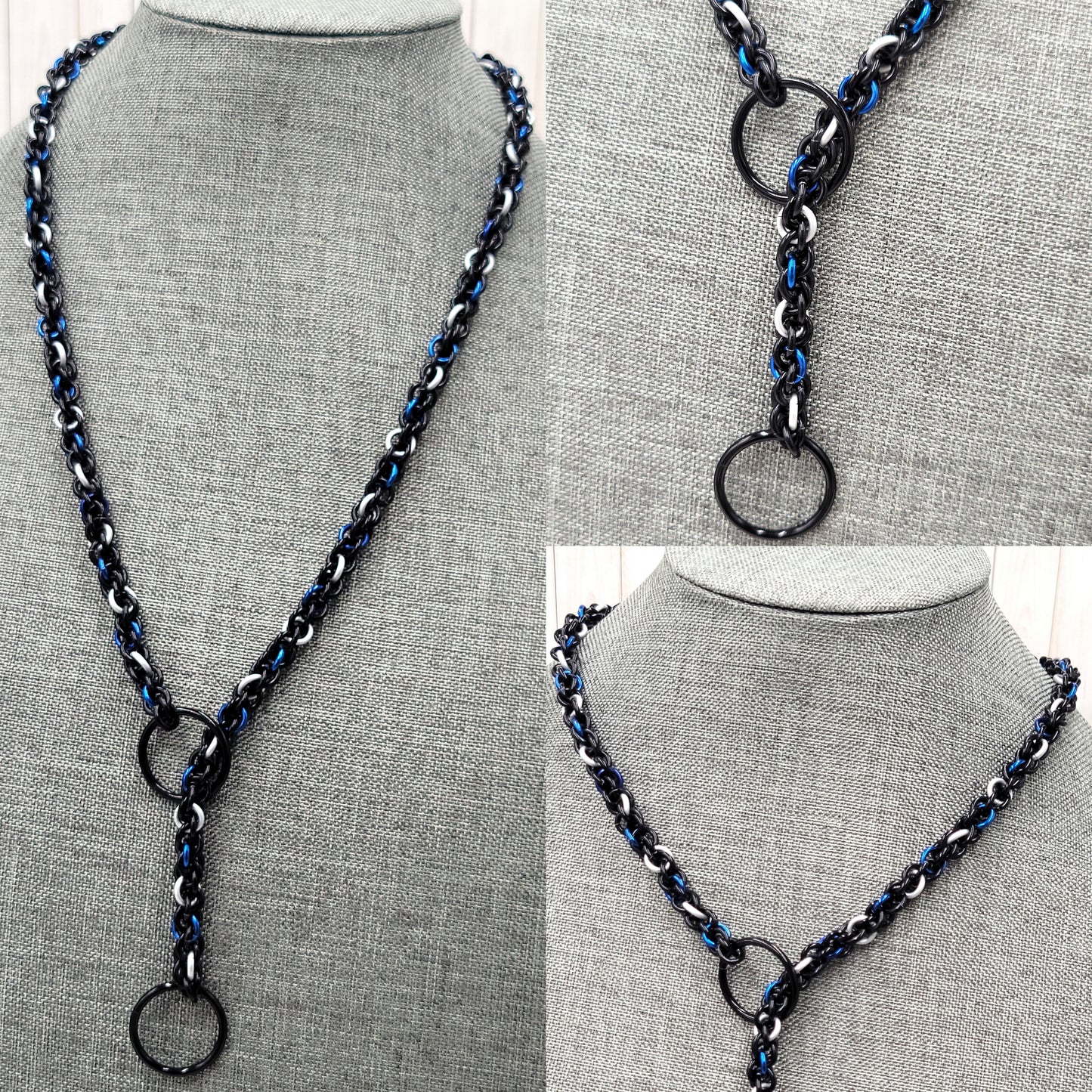 Black Ice Lariat "Choke" Chain