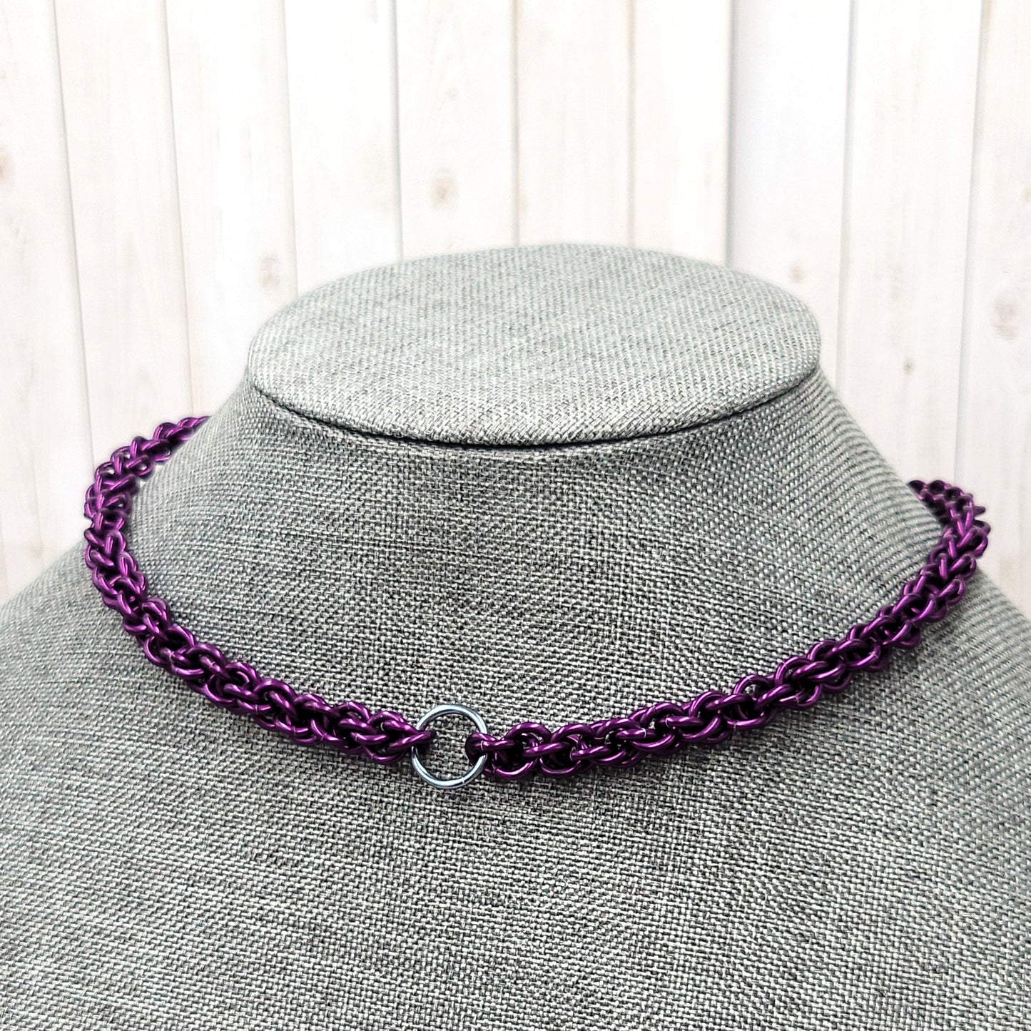 Wine w/Gunmetal Day Collar