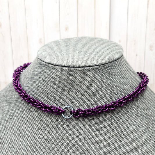 Wine w/Gunmetal Day Collar