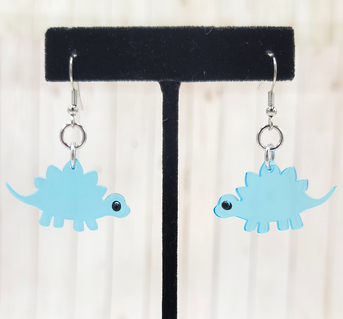 Transparent Dino Earrings