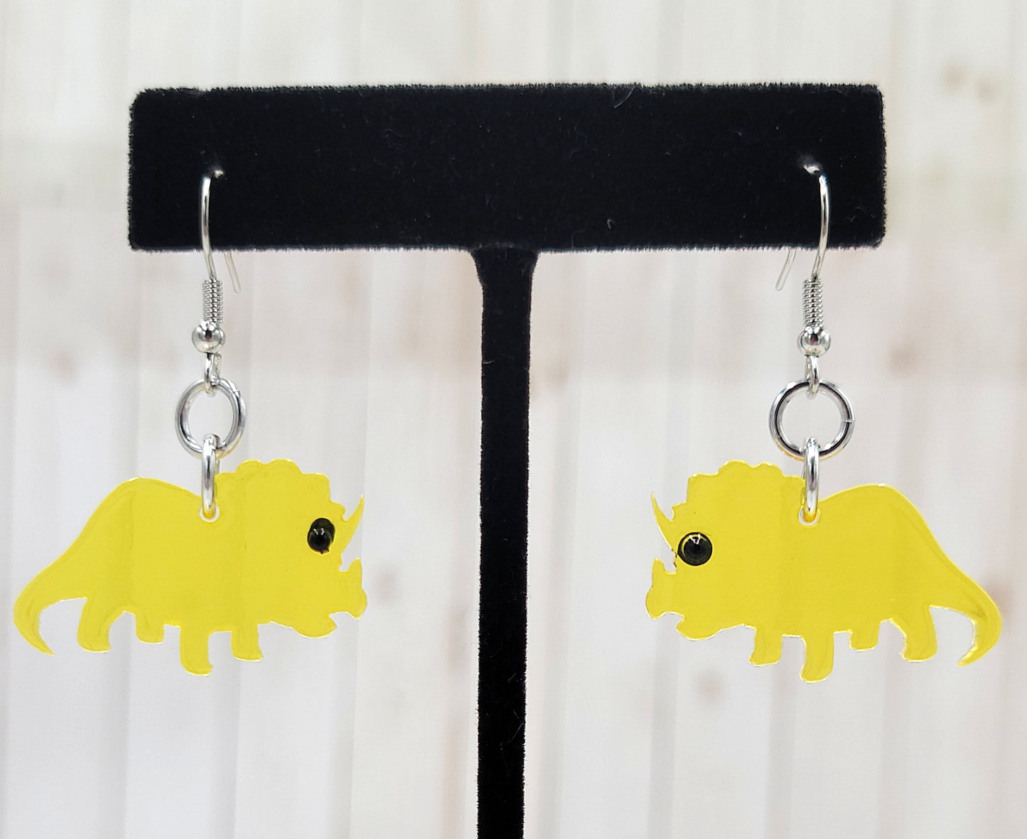 Transparent Dino Earrings