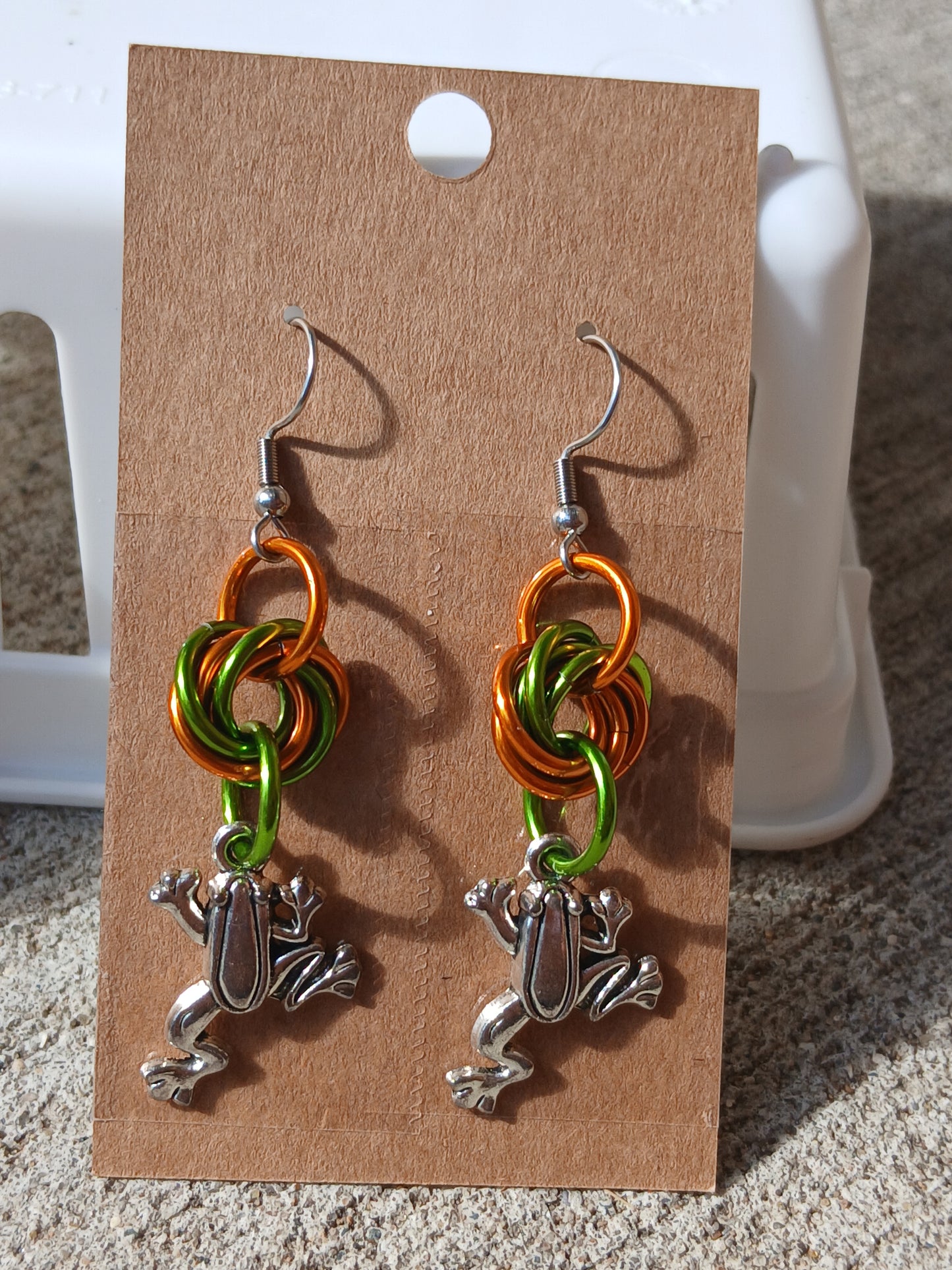 Treefrog Earrings