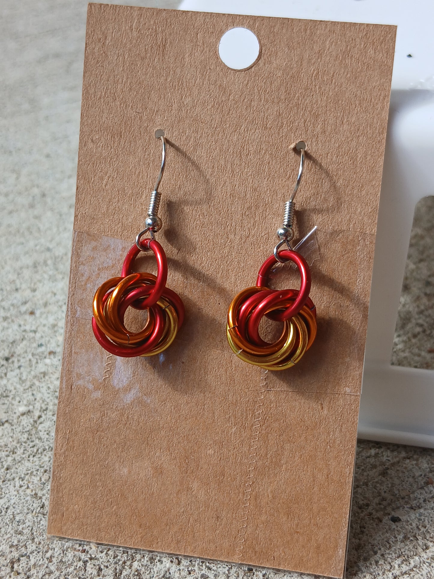 Flames Mobius Earrings