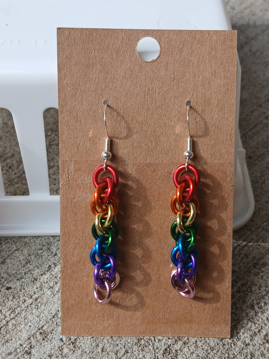 Rainbow Twist Earrings
