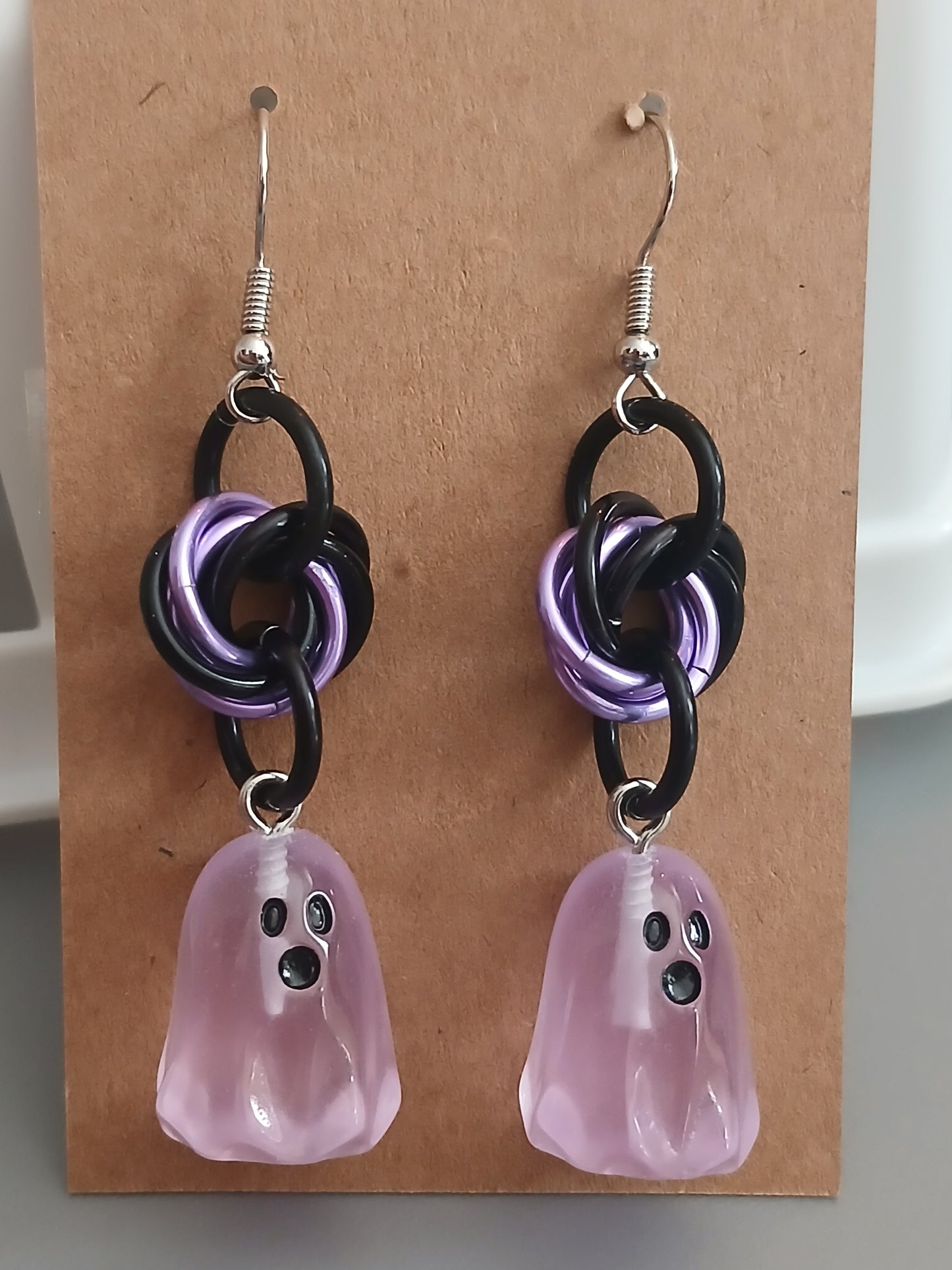 Purple Ghost w/Black and Purple Swirl