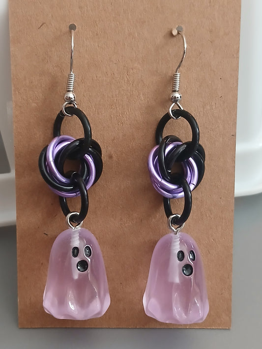 Purple Ghost w/Black and Purple Swirl