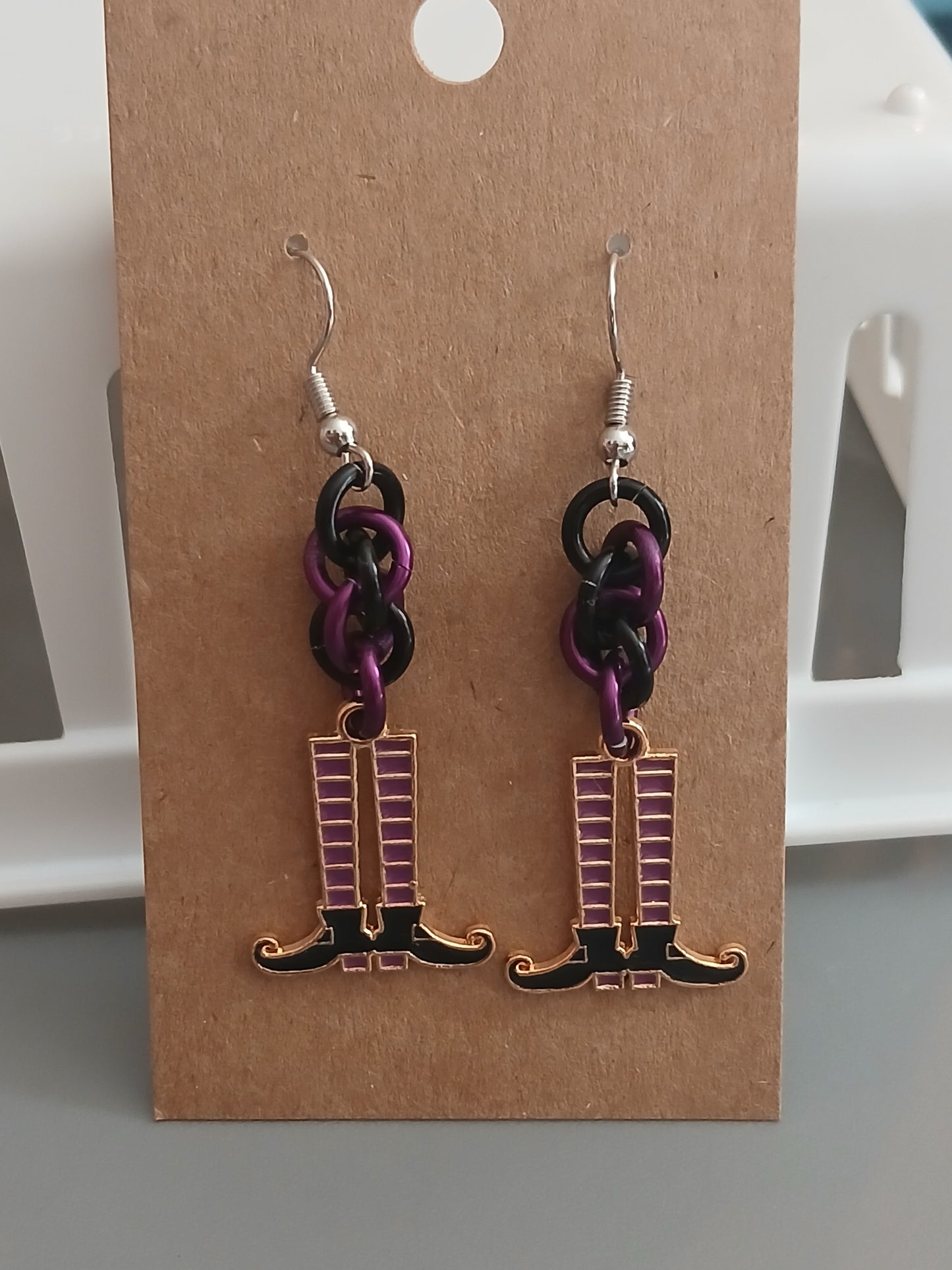 Witch Leg Earrings