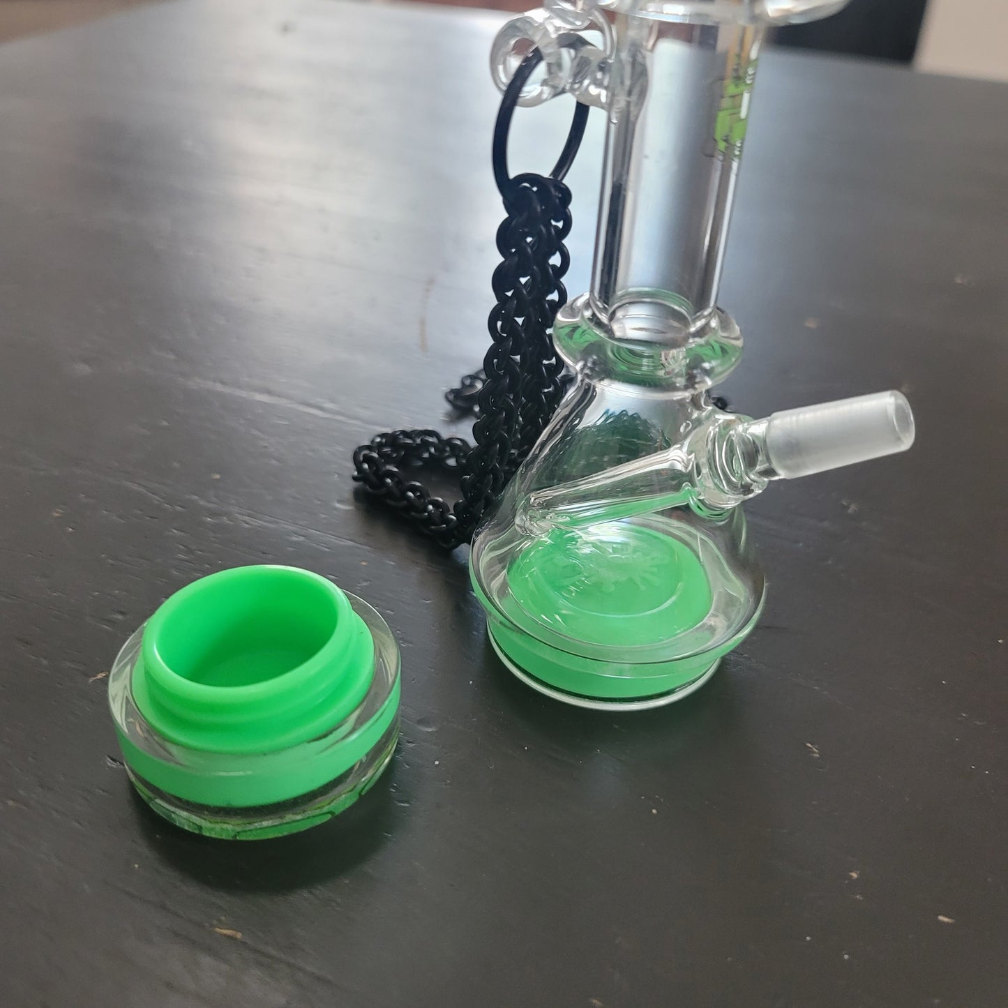 Functional Glass Waterpipe Pendant