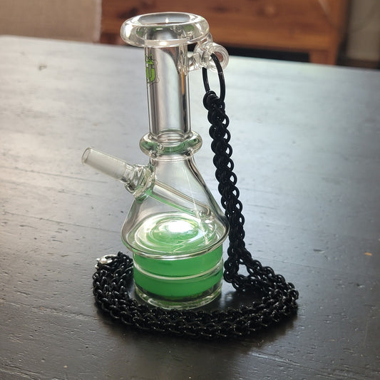 Functional Glass Waterpipe Pendant