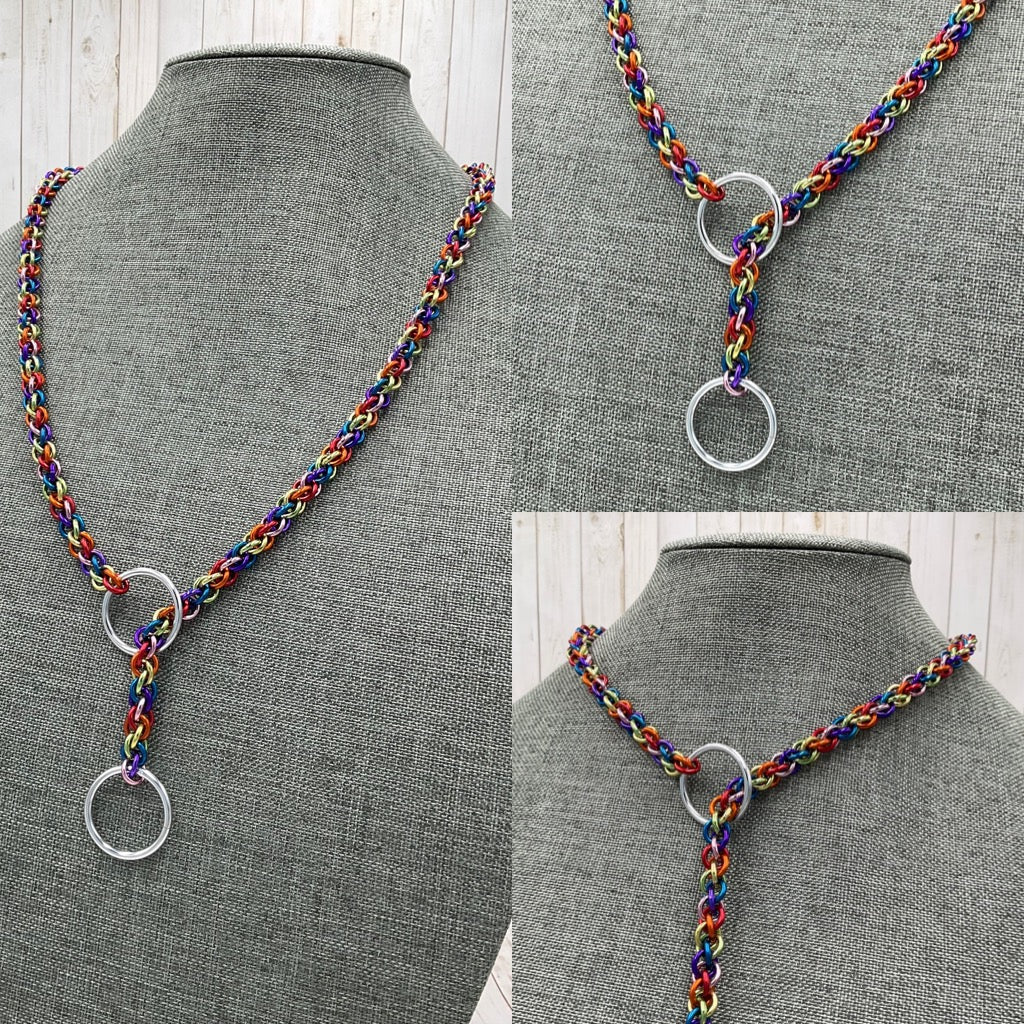 Chaos Rainbow Lariat "Choke" Chain