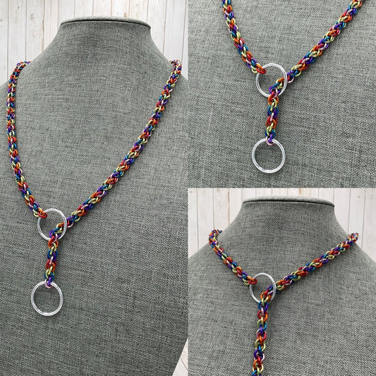 Chaos Rainbow Lariat "Choke" Chain