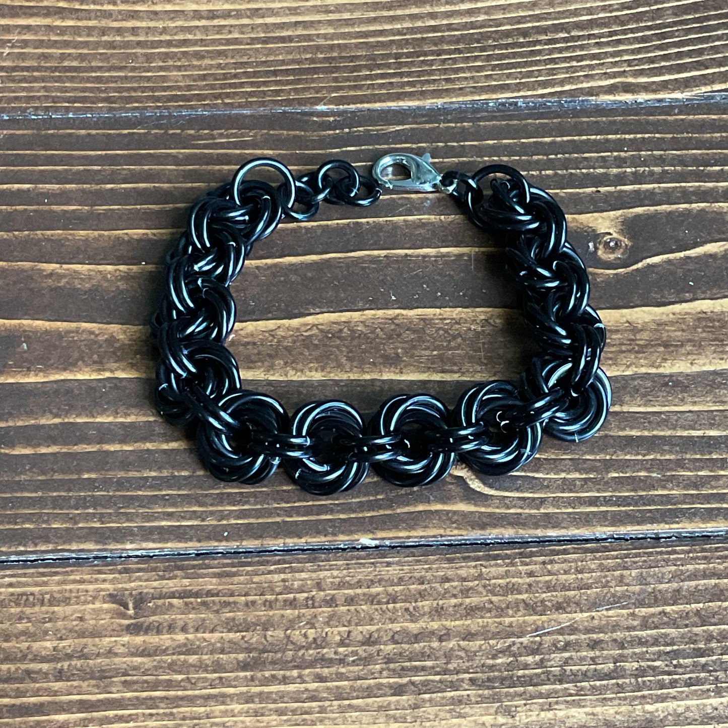 Solid Black Mobius Bracelet