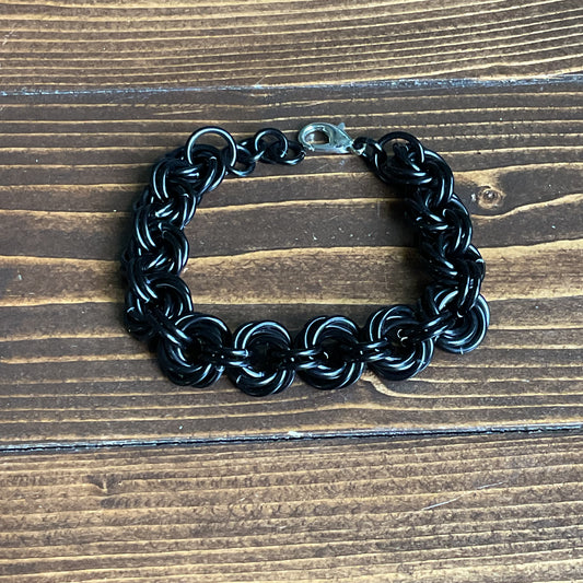 Solid Black Mobius Bracelet