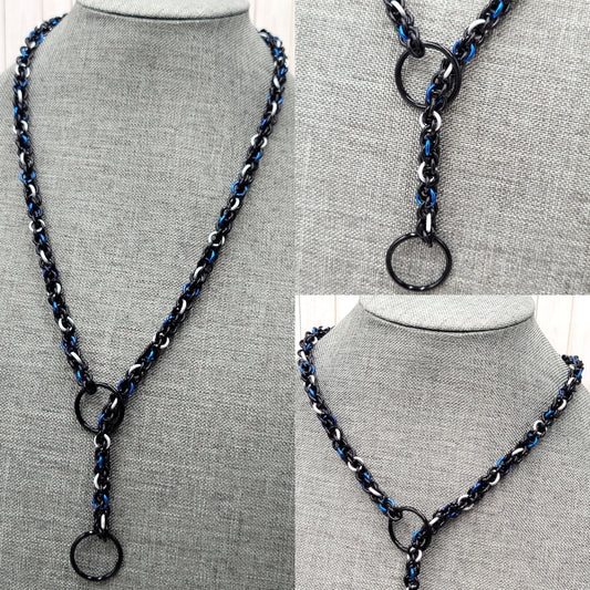 Black Ice Lariat "Choke" Chain